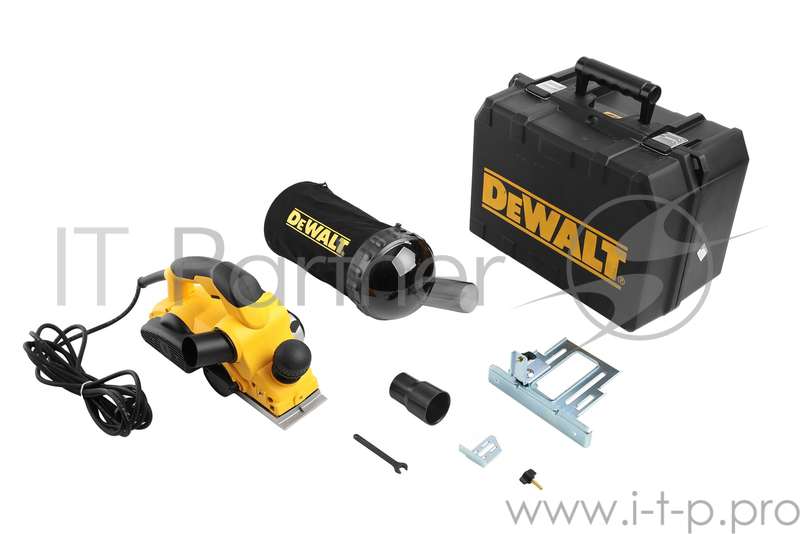 Рубанок DeWALT D26500K 1050Вт 13500об/мин нож 82мм срез 0-4мм в кейсе