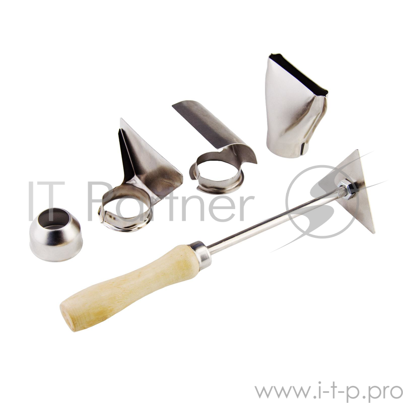 Фен технический Kolner KHG 2000 (10 шт) 2000 Вт, производительность 150/300/500 л/мин, температурные режимы 25/250/500 градусов, 4 насадки