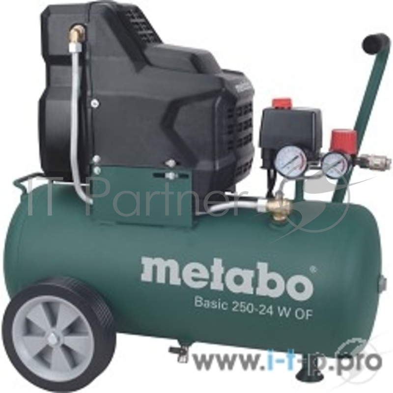 Компрессоры Metabo 250-24 W OF 601532000 Компрессор { безмасл.1.5кВт,24л, вес 24кг }