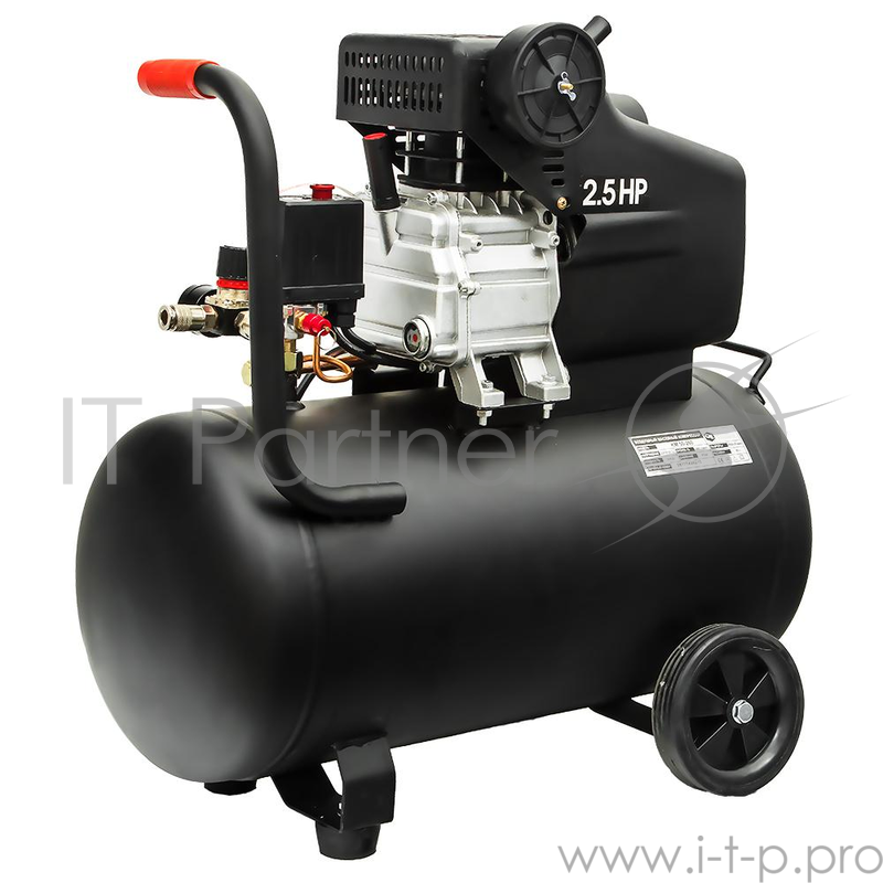 Компрессор QUATTRO ELEMENTI 248-498 KM 50-260 поршневой масляный 260л/мин 50л 2.5 л.с 8 бар 31кг