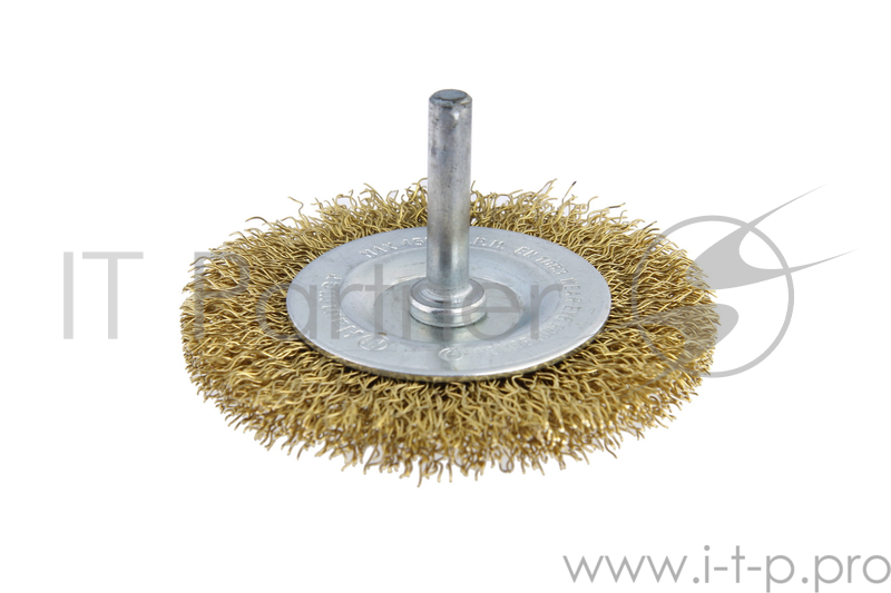 Кордщетка Hammer Flex 207-207 75мм d6 радиальная гофрированная, с хвостовиком