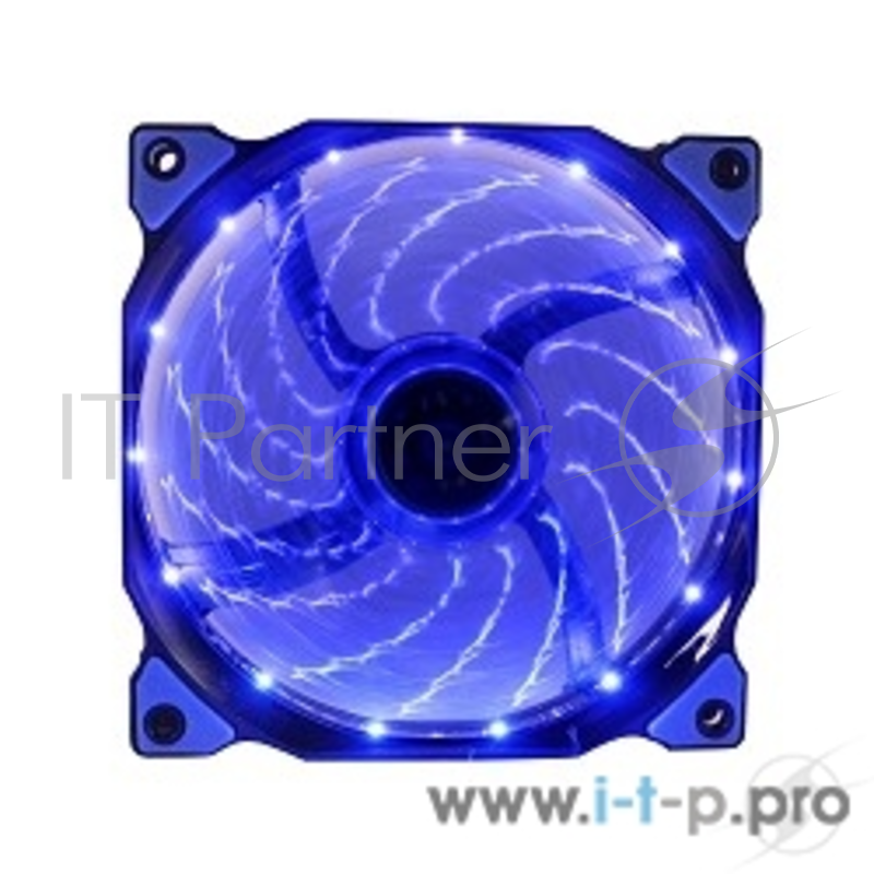 Вентиляторы GameMax Вентилятор для компьютера 120х120х25 GameMAX, GMX-AF12B, 12В,(подшипник скольжения),в пластиковой упаковке. голубой