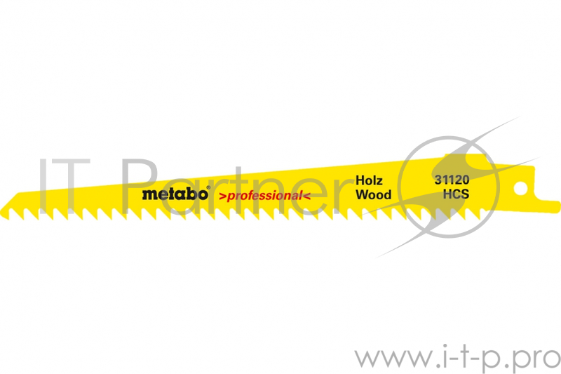 Полотно для сабельной пилы METABO 631120000 S644D 2шт. HCS 150x1.25/4.0мм дерево