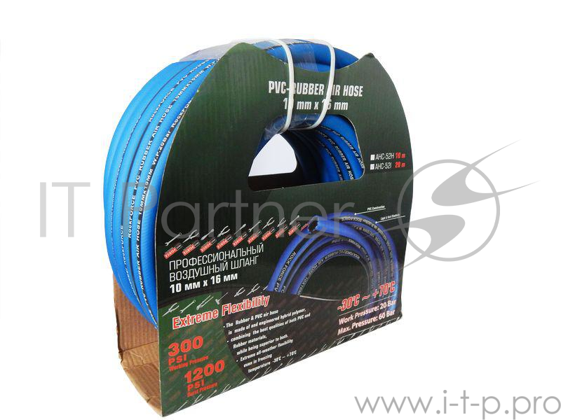 Шланг ROCK FORCE RF-AHC-52H воздушный резиновый армированный 10*16мм*10м