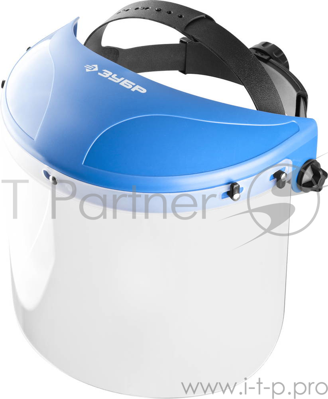 Маска ЗУБР 11085 защитная лицевая мастер пластик оголовье разборн конструкц 2мм 400х200мм