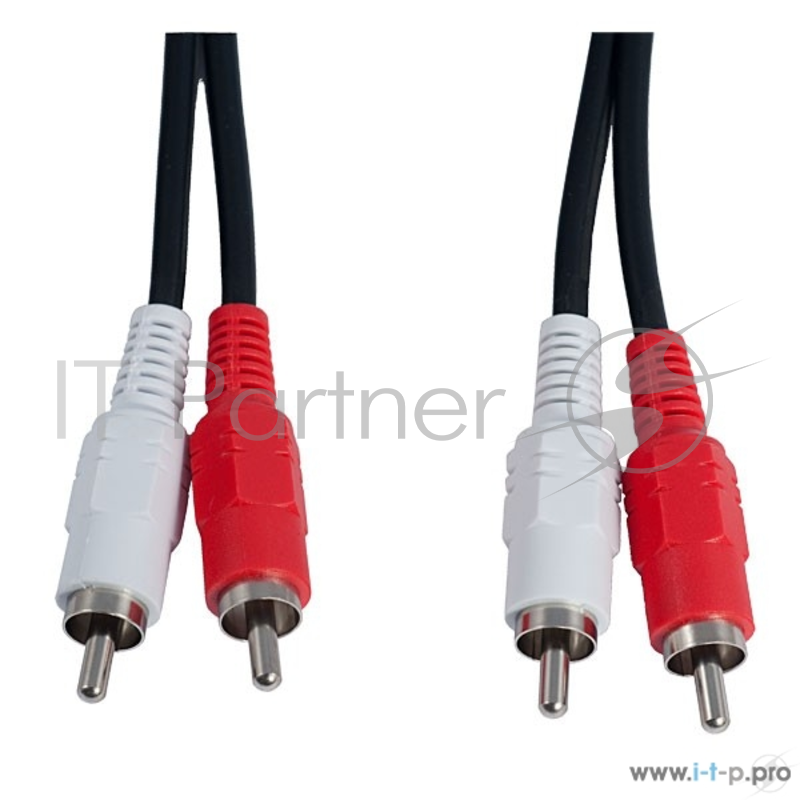 Кабель PERFEO Кабель 2xRCA вилка - 2xRCA вилка, длина 1 м. (R3001)
