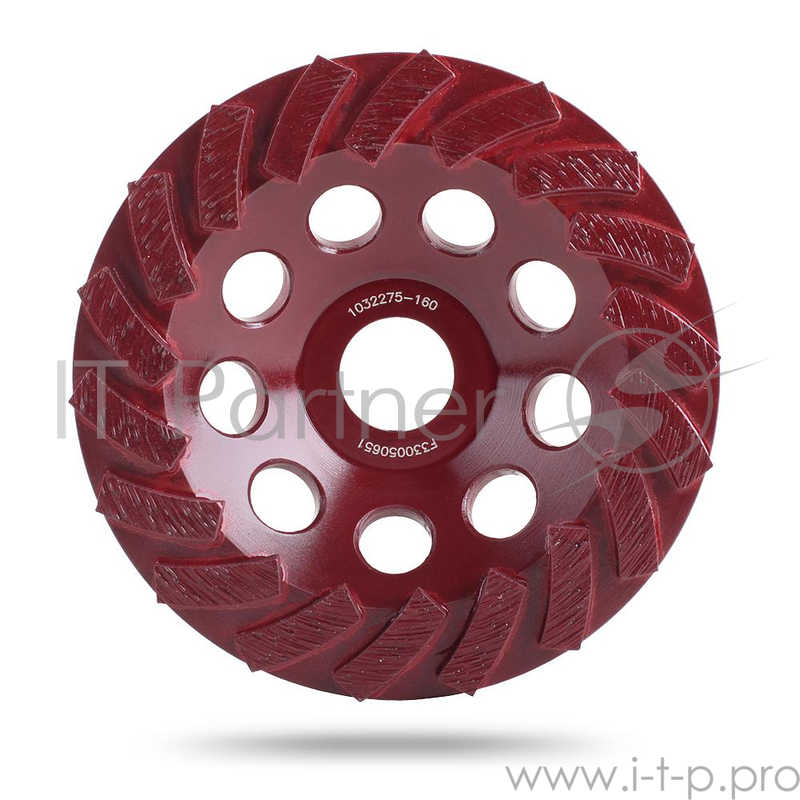 Чашка алмазная MESSER BG/M 03-03-125 по бетону и граниту, шлифовальная турбо