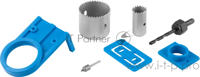 Набор для врезки замков ЗУБР 2954-54-H7 ЭКСПЕРТ 54мм 7пр.