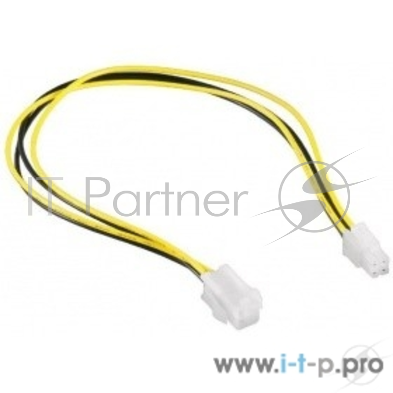 Кабель Cablexpert Удлинитель питания, ATX 4-Pin M/F, длина 0,3м (CC-PSU-7)