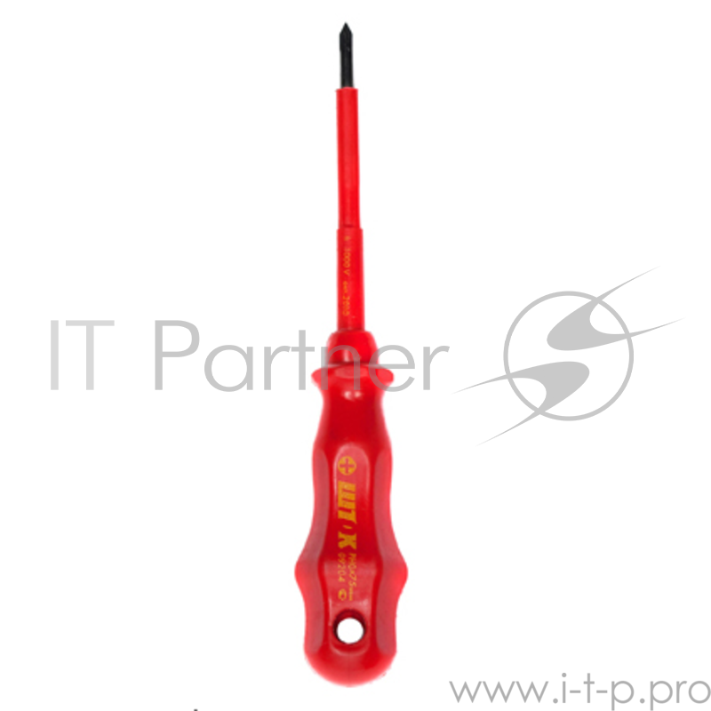 Отвертка SHTOK. 147332 крестовая ph1х100мм для электромонтажных работ 1000в 09205