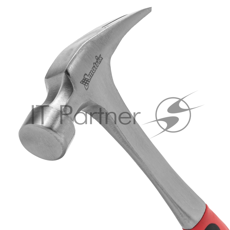 Молоток MATRIX 10463 гвоздодер 570г цельнометаллический двухкомпонентная рукоятка