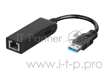 Сетевая карта D-Link DUB-1312/A1A Сетевой адаптер с 1 портом 10/100/1000Base-T для шины USB 3.0