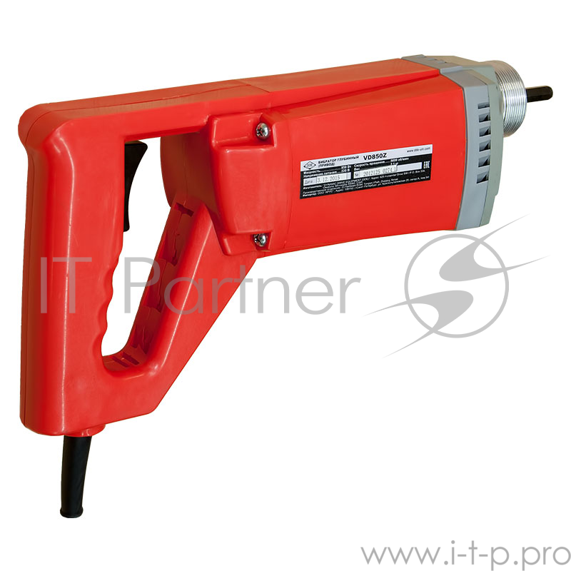 Вибратор DDE VD 850Z глубинный 850Вт 5600об/мин 2.1кг вал ZX35 1м-1.5м