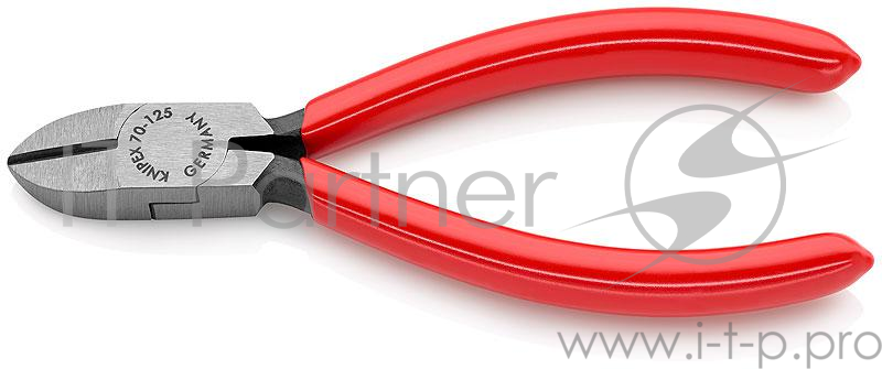 Кусачки KNIPEX KN-7001125 боковые фосфатированные 125 mm