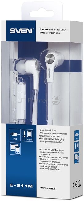 Наушники SVEN E-211M