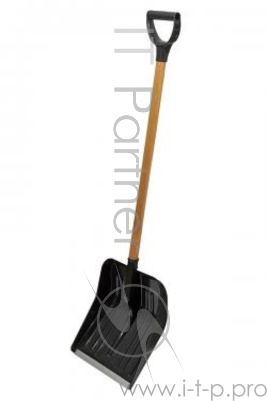 Лопата для уборки снега НАША ЛОПАТА Диггер 705 340мм 1300мм 1.1кг деревянный черенок