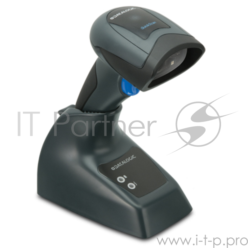 Сканер штрихкода QuickScan QBT2430, Bluetooth, Kit, USB, 2D Imager, Black (Kit inc. Imager, Base Station and USB Cable.)