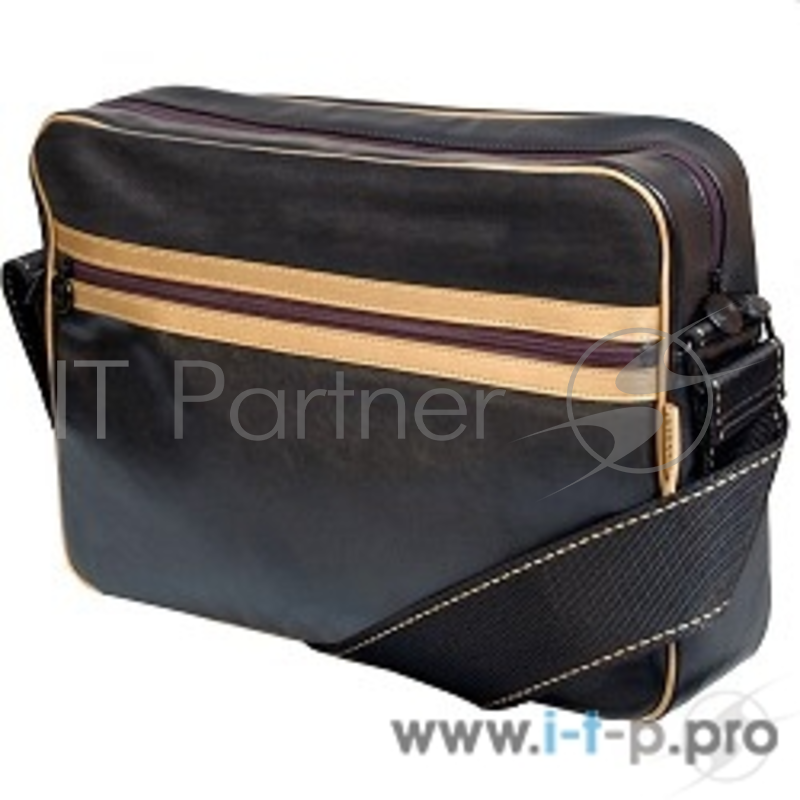 Сумка для ноутбука Сумка Continent CC065 Black/Gold {искусственная кожа, до 15.6