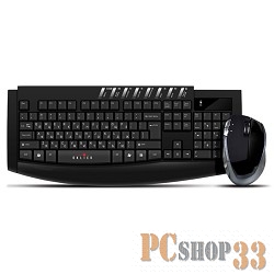 Беспроводной комплект клавиатура + мышь Oklick 230M Black 2.4ГГц Nano Receiver USB