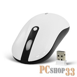 Мышь CROWN CMM-926W, white CM000001036 {беспроводная, оптическая,1000/1600 dpi, USB, 3 кн-ки и кн-ка смены DPI}