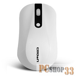 Мышь CROWN CMM-926W, white CM000001036 {беспроводная, оптическая,1000/1600 dpi, USB, 3 кн-ки и кн-ка смены DPI}