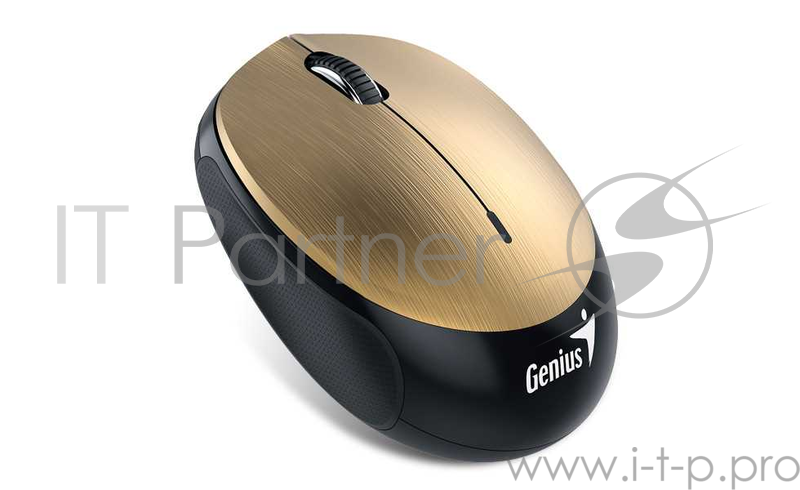 Мышь Genius беспроводная NX-9000BT V2 золотистый металлик (Gold, Bluetooth 4.0, встроенная Li-polymer battery (320mAh))