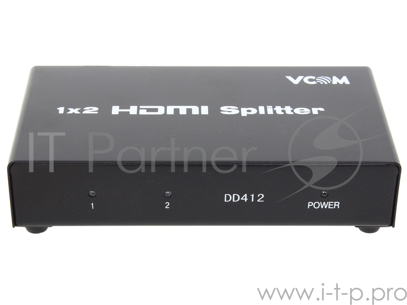 Разветвитель VCOM VDS8040D Разветвитель HDMI Spliitter 1=>2 3D Full-HD 1.4v, каскадируемый