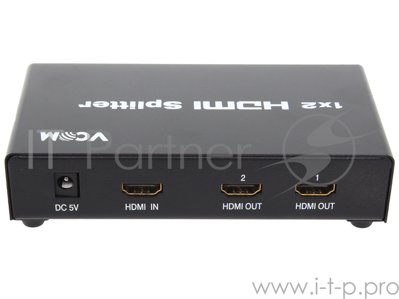 Разветвитель VCOM VDS8040D Разветвитель HDMI Spliitter 1=>2 3D Full-HD 1.4v, каскадируемый