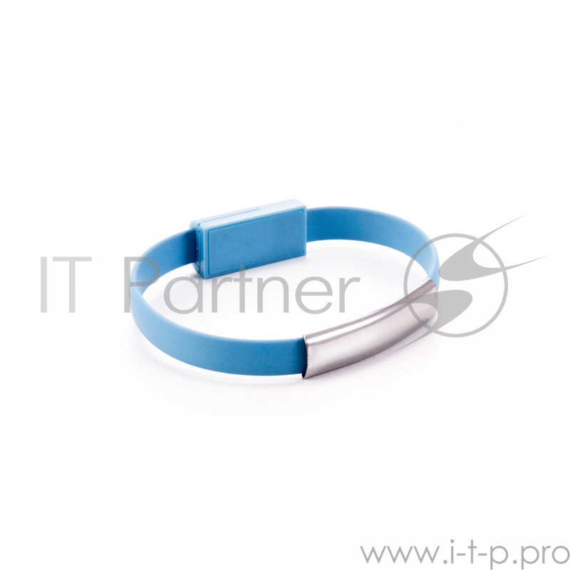 Кабель Gmini GM-WDC-300BL, USB-Lightning плоский, синий