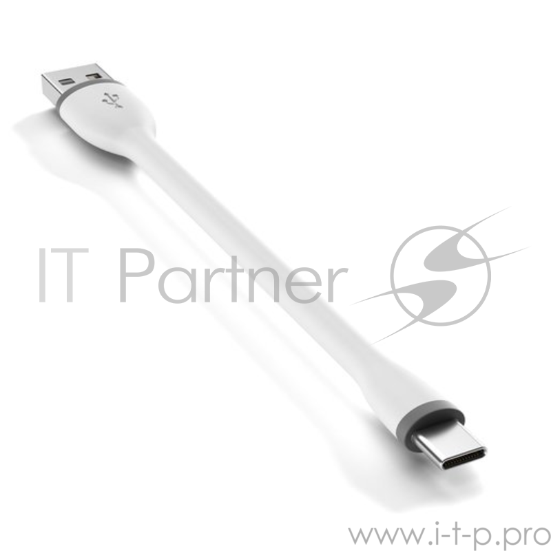 Кабель Satechi Flexible Type-C to USB. Длина 25 см. Цвет белый.