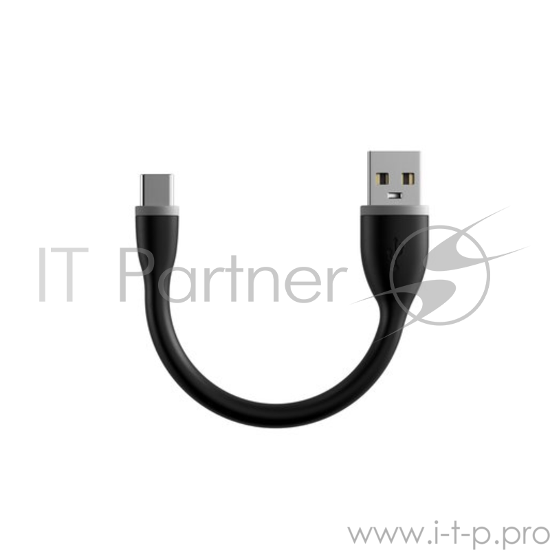 Кабель Satechi Flexible Type-C to USB. Длина 15 см. Цвет черный.