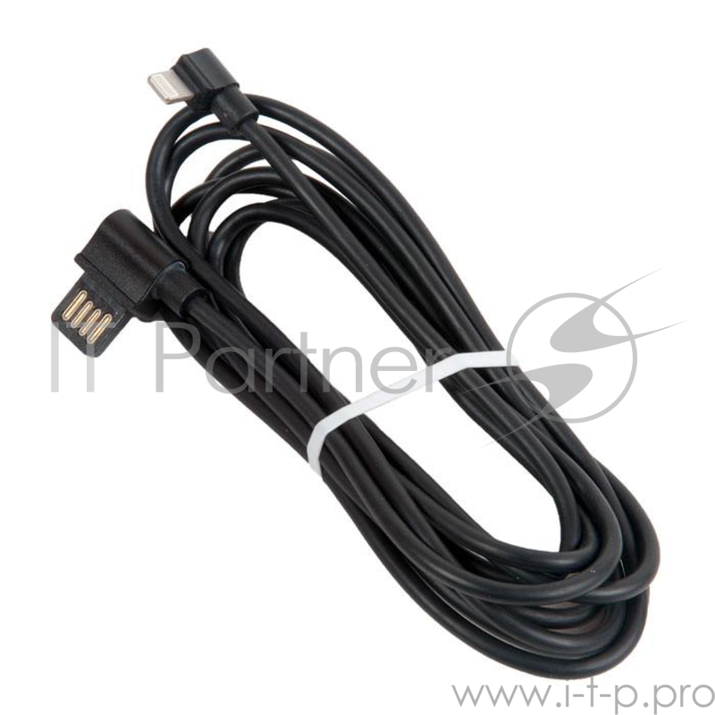 кабель USB HOCO U37 Long roam lightning, черный