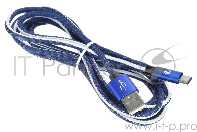 Кабель Digma USB A (m) USB Type-C (m) 2м синий