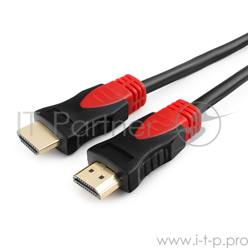 Кабель HDMI Cablexpert, серия Silver, длина 10 м, v1.4, M/M, позол.разъемы, феррит. кольца, коробка