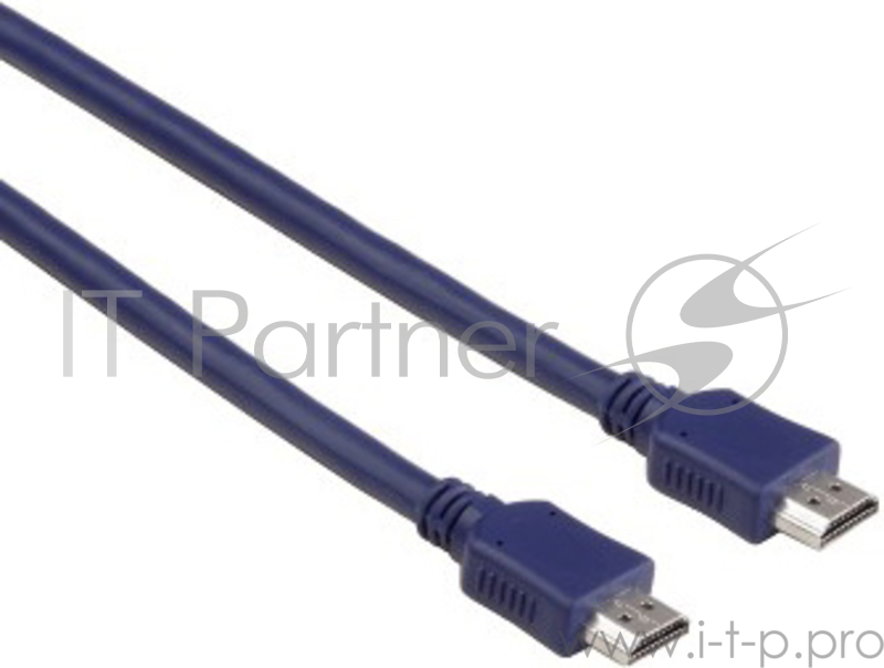 Кабель аудио-видео Hama H-20162 HDMI (m)/HDMI (m) 1.5м. синий (00020162)