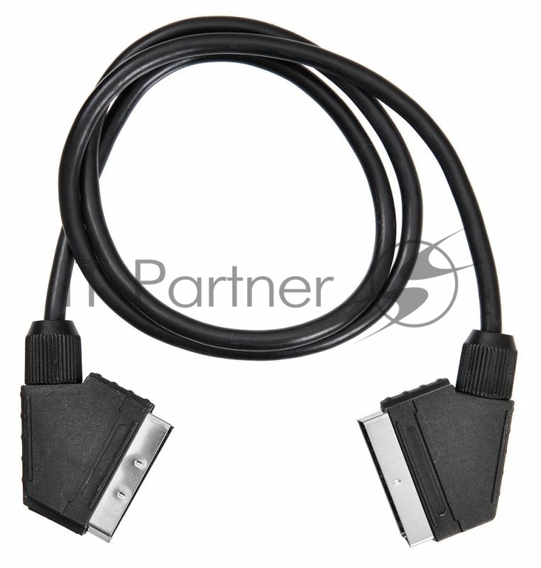 Кабель соединительный аудио-видео Buro SCART (m)/SCART (m) 1м. черный (BSC001-B-1)