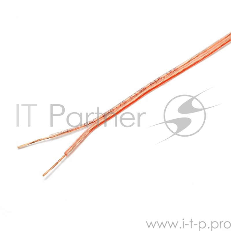 Акустический кабель Cablexpert CC-TC2x0,75-20M, прозрачный, 20 м, бухта