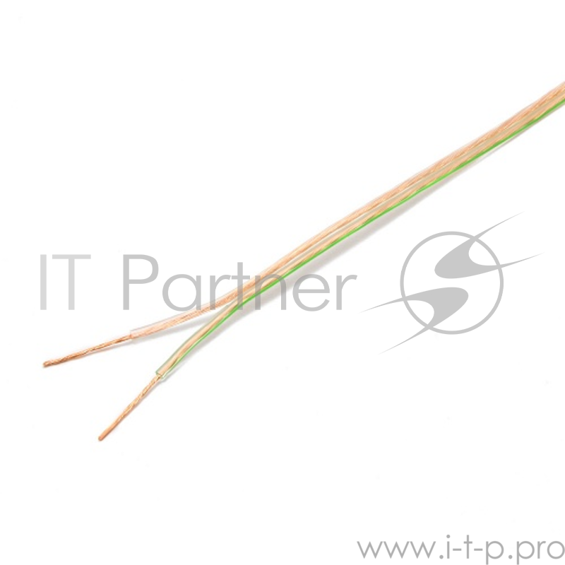 Акустический кабель Cablexpert CC-TC2x0,5-15M, прозрачный, 15 м, бухта