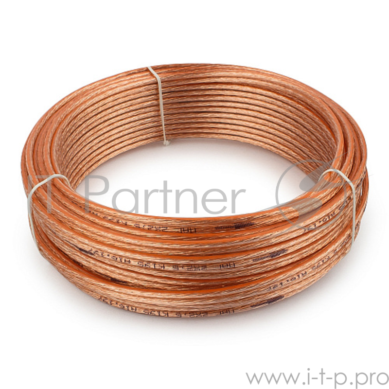 Акустический кабель Cablexpert CC-TC2x2,5-15M, прозрачный, 15 м, бухта