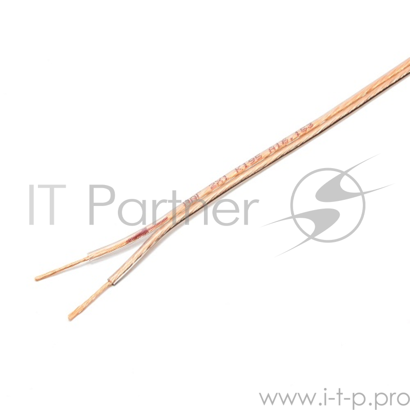 Акустический кабель Cablexpert CC-TC2x1,0-30M, прозрачный, 30 м, бухта