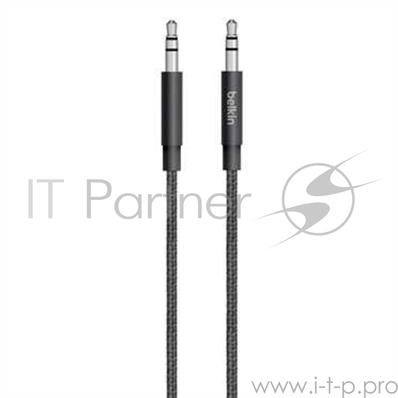 Кабель Belkin Mixit Metallic Audio Cable, Black