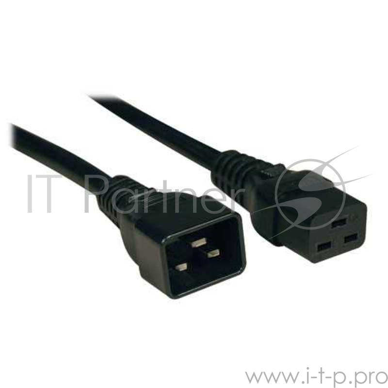 Кабель Tripp Lite 10-ft. Heavy-Duty Power Extension Cord, 20A, 12AWG (IEC-320-C19 to IEC-320-C20)