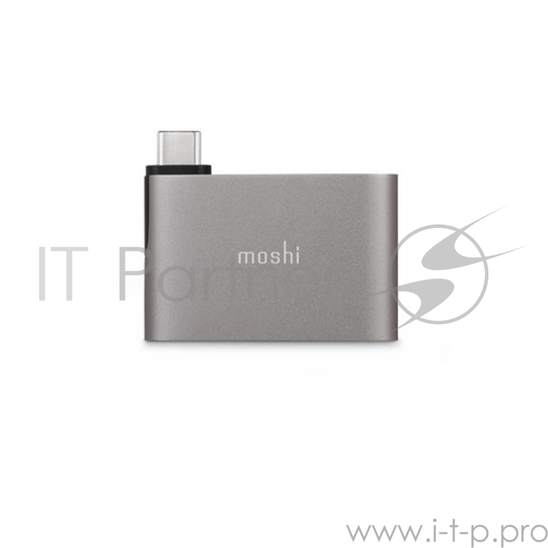 Адаптер Moshi USB-C to Dual USB-A. Цвет серый.