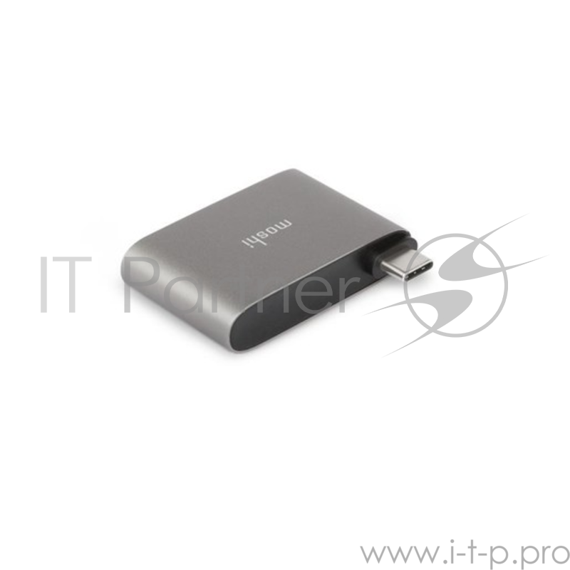 Адаптер Moshi USB-C to Dual USB-A. Цвет серый.