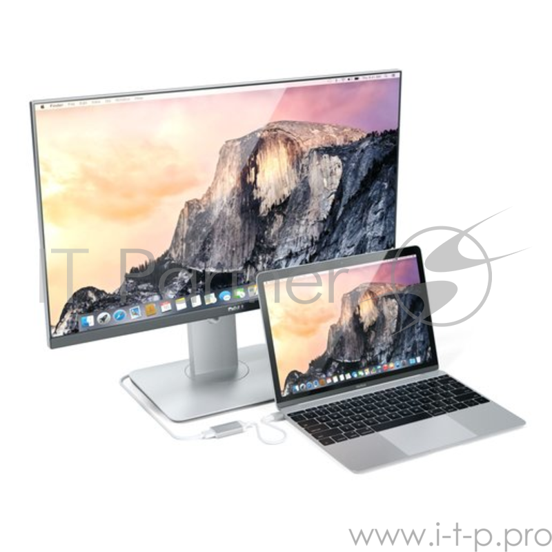 Адаптер Satechi Type-C to HDMI 4K 60HZ. Поддержка 4K/60Hz. Материал корпуса алюминий. Цвет серебряный.