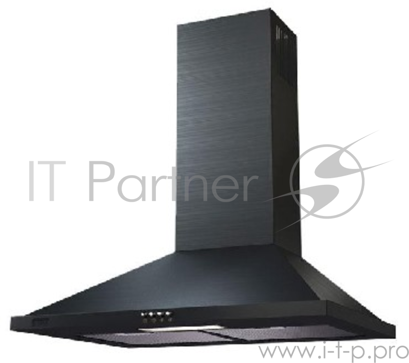 Вытяжка KRONA BELLA 600 BLACK PUSH BUTTON черный