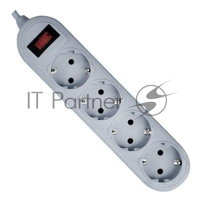 Сетевые фильтры Defender Фильтр ES Lite, 1.8м, 4 розетки, серый 99487