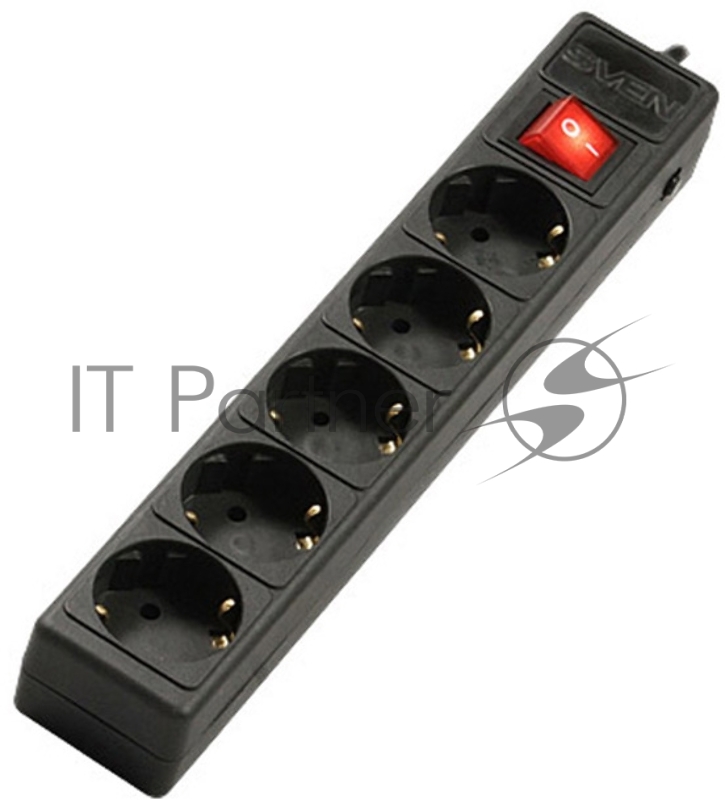 Сетевые фильтры SVEN Фильтр Optima Base 5.0m 5евророзеток, черный