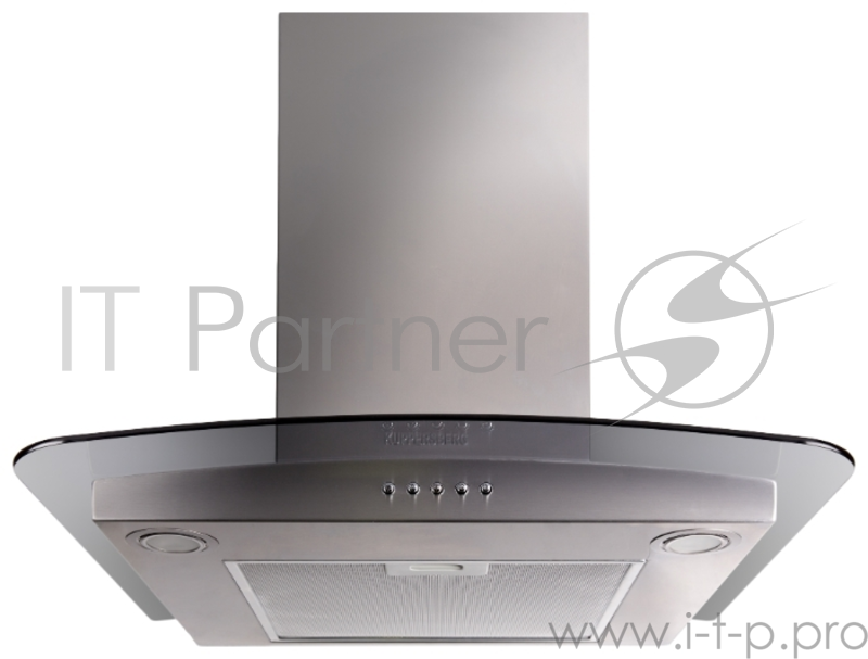 Вытяжка Kuppersberg Настенная вытяжка, ширина 60 см, отвод/рециркуляция, 800 м3/час, механическое управление, 3 скорости, галогенное освещение 2х20 Вт, металлические жироулавливающие фильтры, угольный фильтр YKF-F (опция), 42-58 дБ, цвет нержавеющая