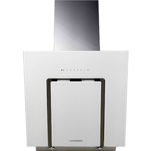 Вытяжка Kuppersberg Настенная вытяжка, ширина 60 см, отвод/рециркуляция, 900 м3/час, сенсорное управление, таймер, 5 скоростей, галогенное освещение 2х20 Вт, металлические жироулавливающие фильтры, угольный фильтр KF-СM (опция), 42-47 дБ, цвет белое